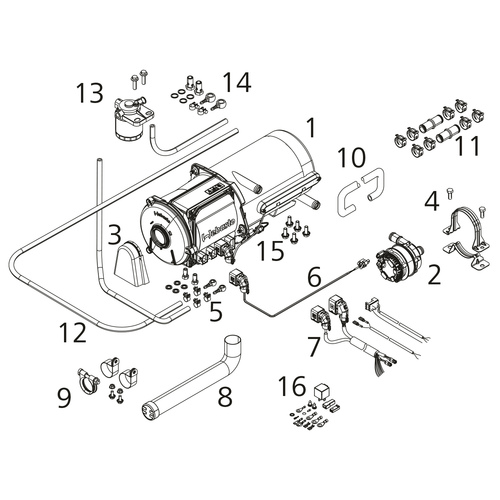 Webasto LU TTP120 12V BASIC