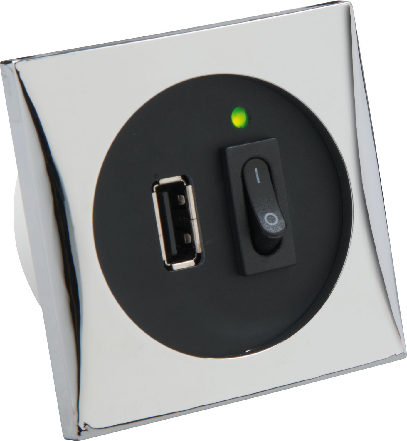 USB-Steckdose mit Schalter
