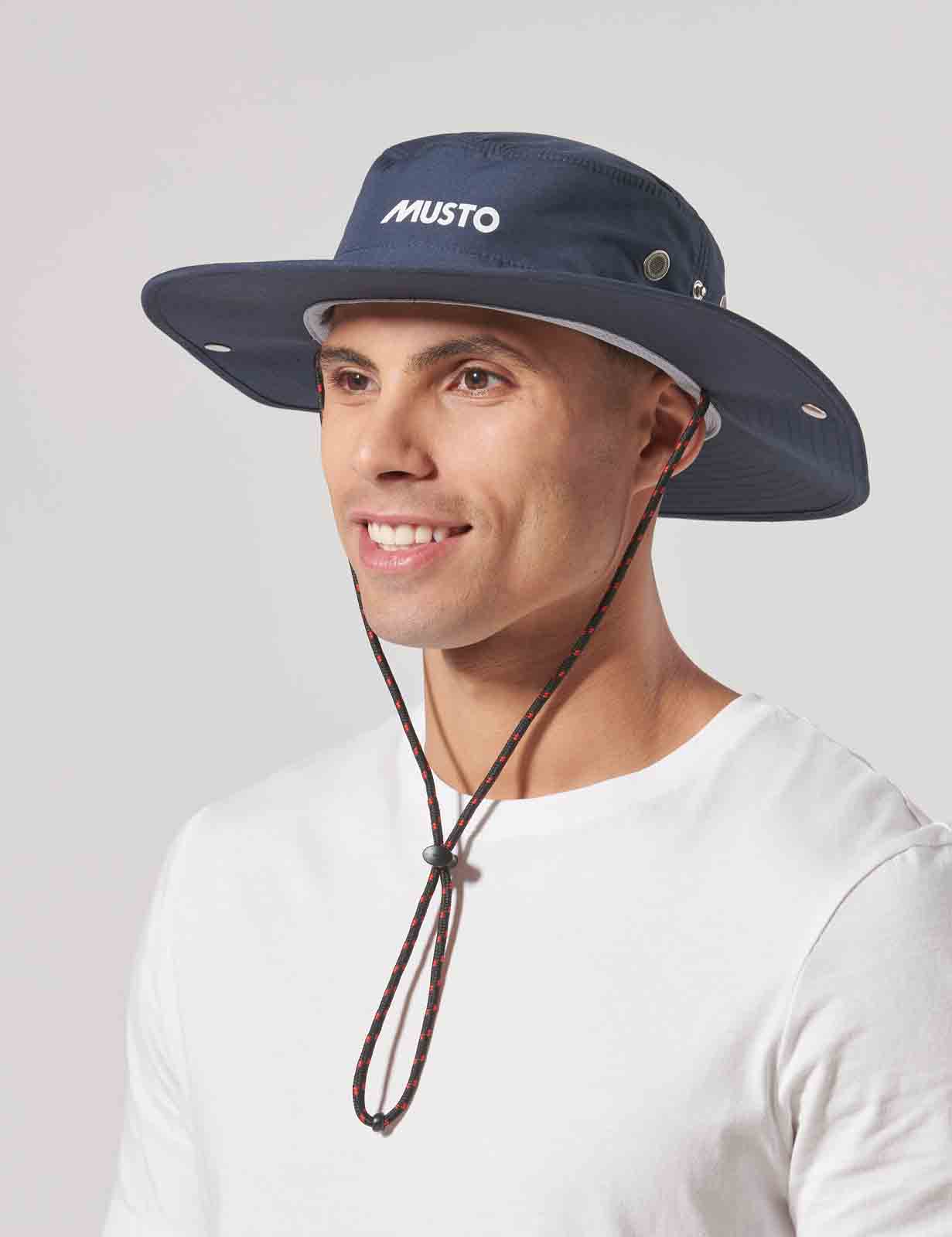 Musto Segelhut Evolution Krempenhut AL1410, Farbe:Dunkelblau, Größe:L