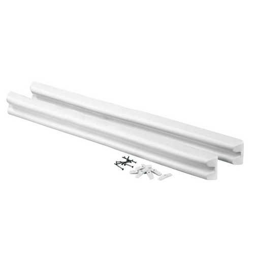 PLASTIMO Stegschutz, weis, 1000x140x60mm
