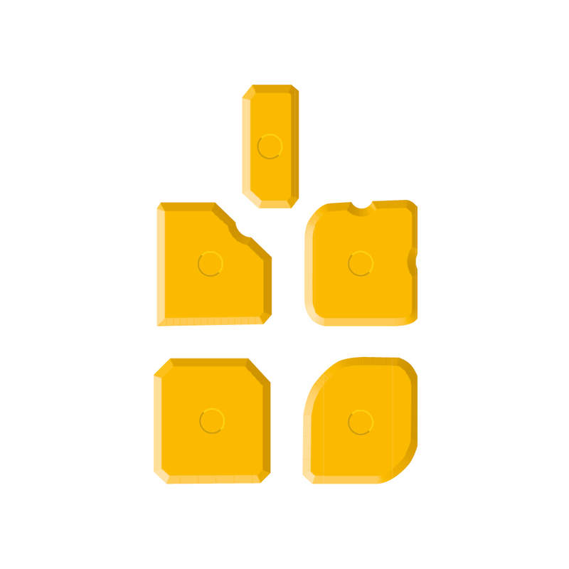 Tikal Fugenecken Glätterset 5 Teilig