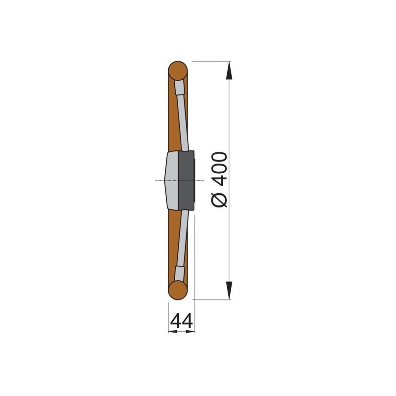 Vetus Steuerrad PRO40P, Polyuhretan, 40cm
