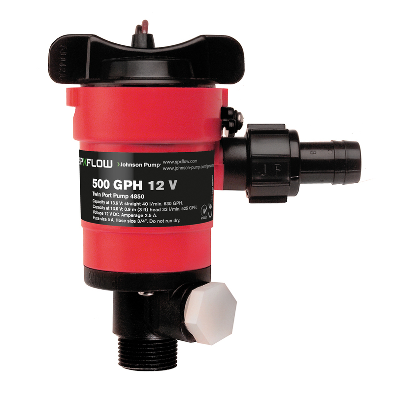 Johnson Twin Port 550 GPH 12V