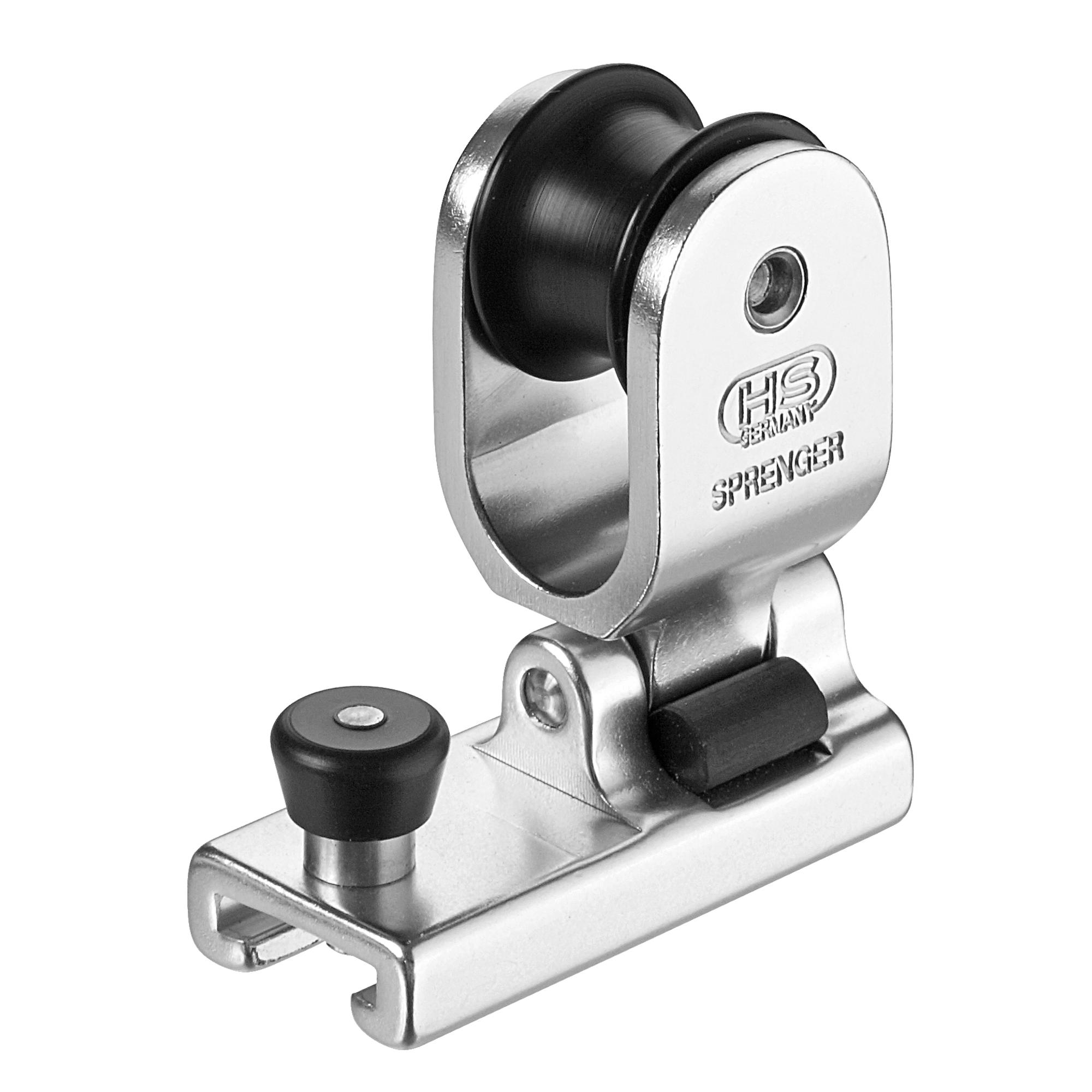 SPRENGER, Genuaschlitten Gleitlager für Schiene 20 x 3 mm