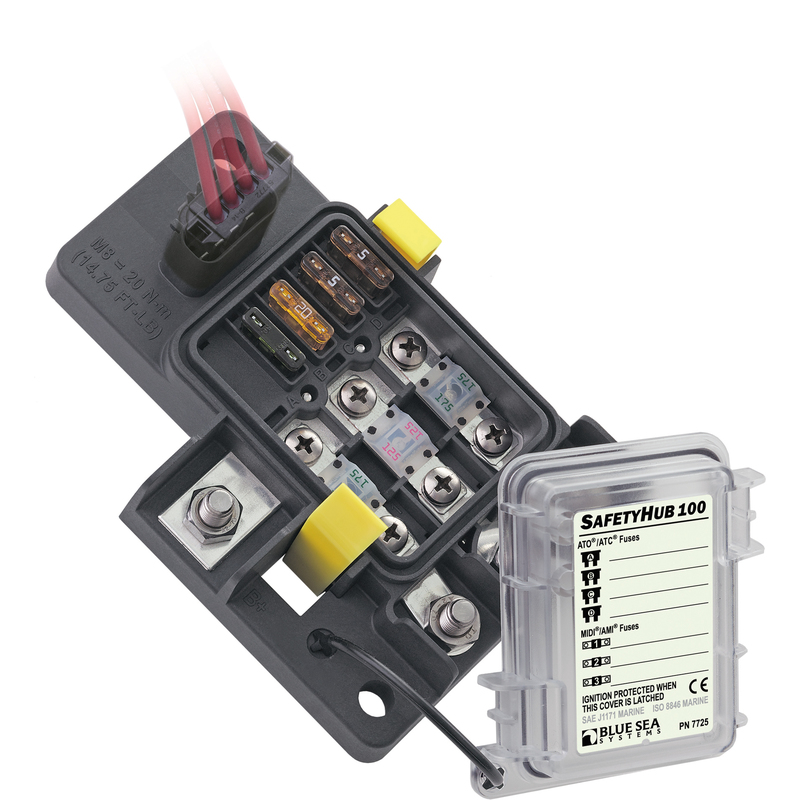 Blue Sea SafetyHub 100 Sicherungsblock