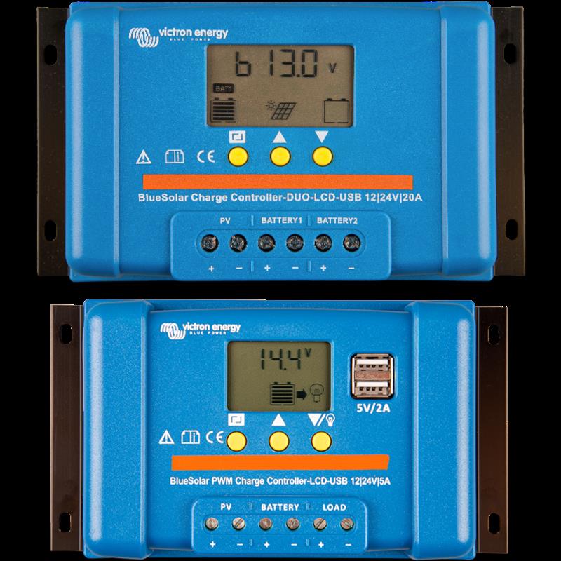 Victron BlueSolar PMW DUO LCD&USB 12/24V-20A