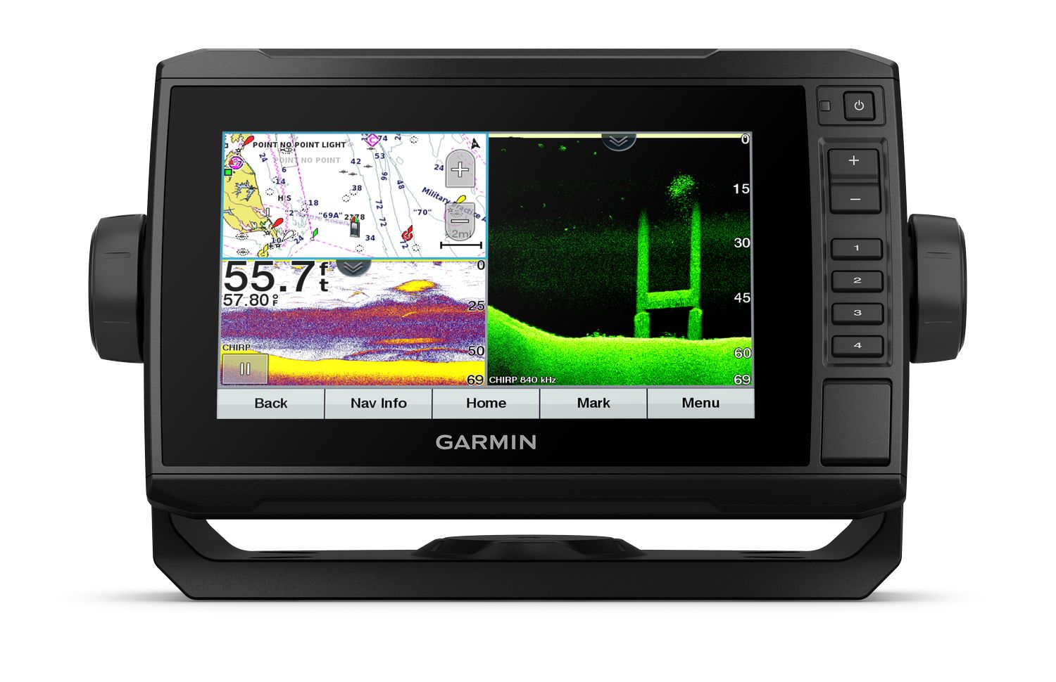 Garmin ECHOMAP UHD Fishfinder-Kartenplotter