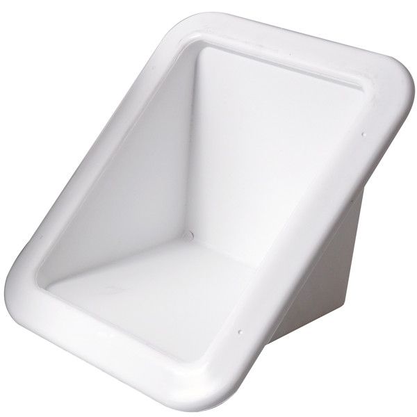 Einbaubox für Einfüllstutzen ohne Deckel, 145x80x191mm, weiss