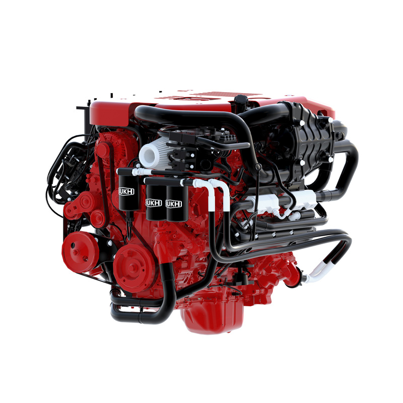 BUKH A/S Motor V8P-400 mit AK ZF280-1 (Bobtail)