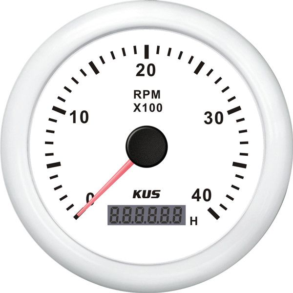 KUS Drehzahlmesser mit Betriebsstundenzähler f.Dieselmot. 0-4000U/min 0,5-250 12... Palby Marine A/S, Korsvej 3, 6000, Kolding, DK, palby@palby.dk