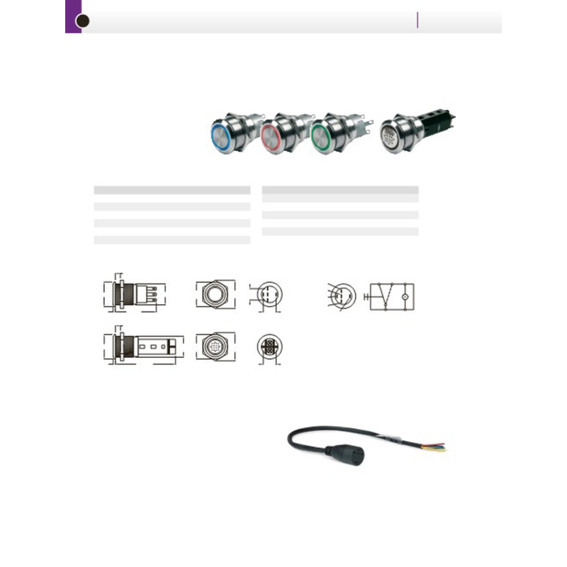 BEP, 12 V Buzzer mit rotem Warnlicht