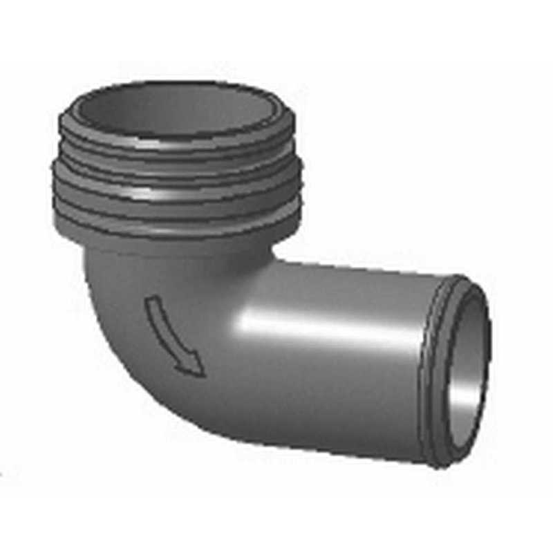 PLASTIMO WINKELSTUECK MIT DICHTUNG 38MM PUMP 1038