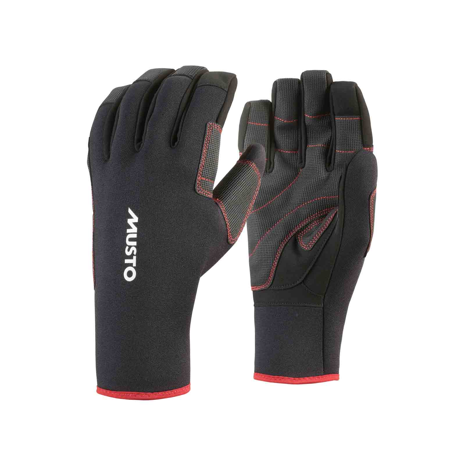 Musto, Segelhandschuhe, Performance Allwetterhandschuhe, schwarz