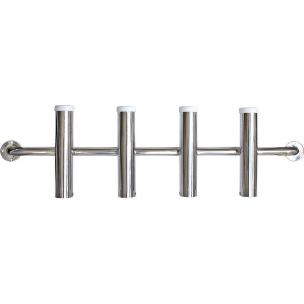 Angelrutenhalter rostfreier Stahl 304 für 4 Stangen L=93cm