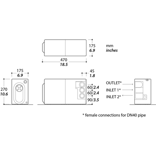 Tecma 'Sanisplit NK3' 12V DC