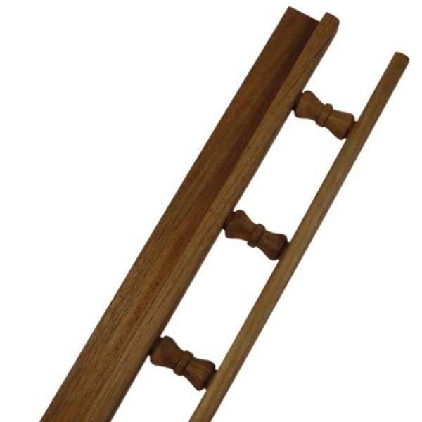 Roca Zier-Handlauf Teak mit L-Profil L=1980mm