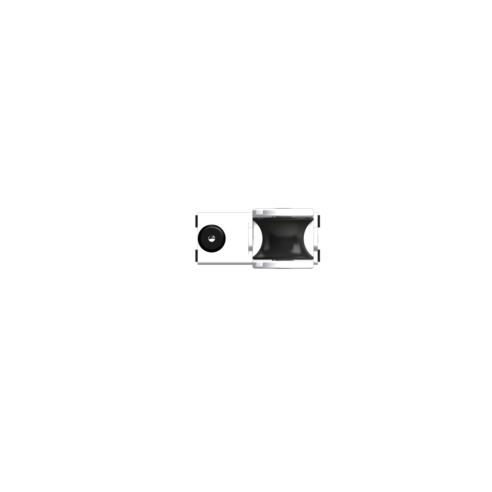 SPRENGER, Genuaschlitten Gleitlager für Schiene 32 x 6 mm - 1 Rolle, Gleitschuhe