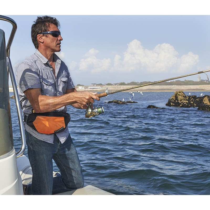 PLASTIMO Pilot Pocket Miniweste in Tasche, orange