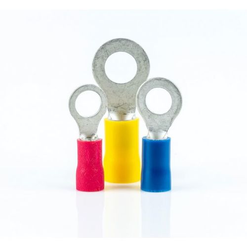 Crosseven Isolierte Ringkabelschuhe Gelb ø10 mm
