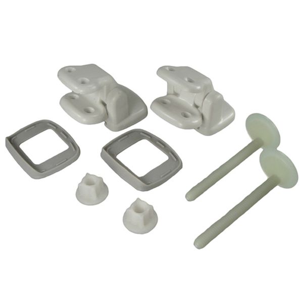 Jabsco Befestigungssatz für Toilettendeckel für Deluxe-Toiletten