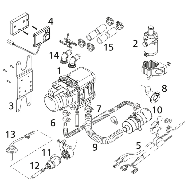 Webasto LU TT-EVO BOOT 12V DIESEL