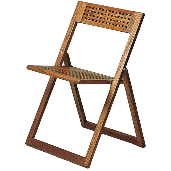 Roca Teakstuhl ungeölt B=49cm T=50cm H=77cm