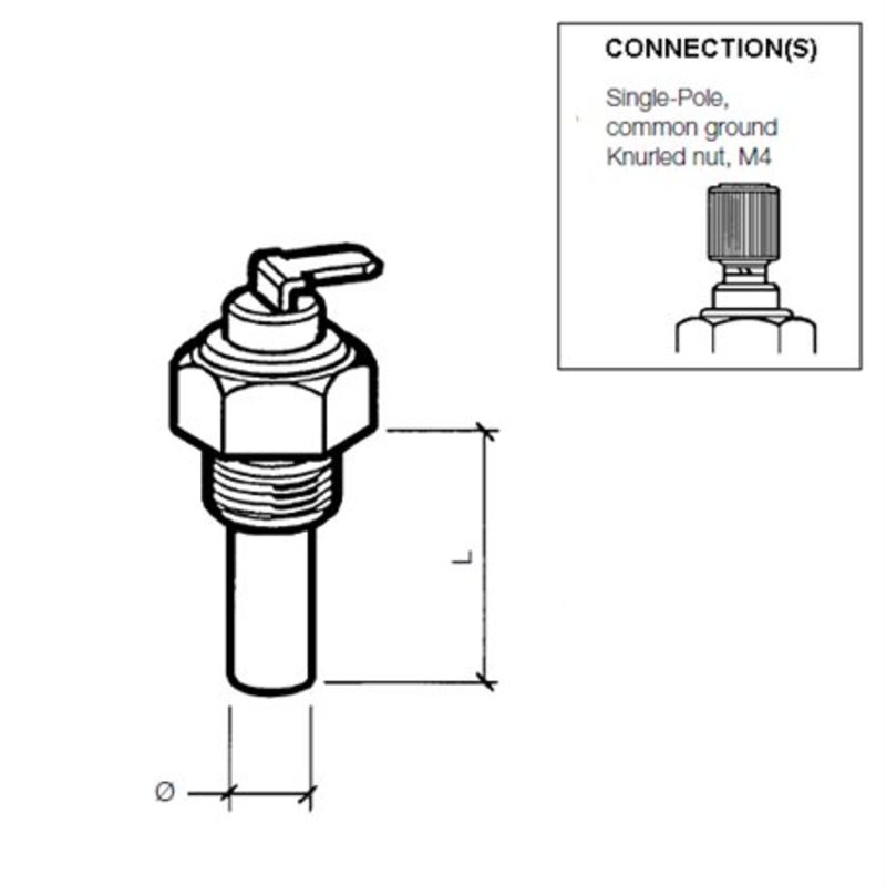 Veratron VDO Kühlmitteltemperatursensor 120°C - M1