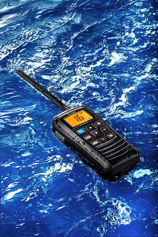 ICOM, UKW-Handseefunkgerät, IC-M37E, 6 W