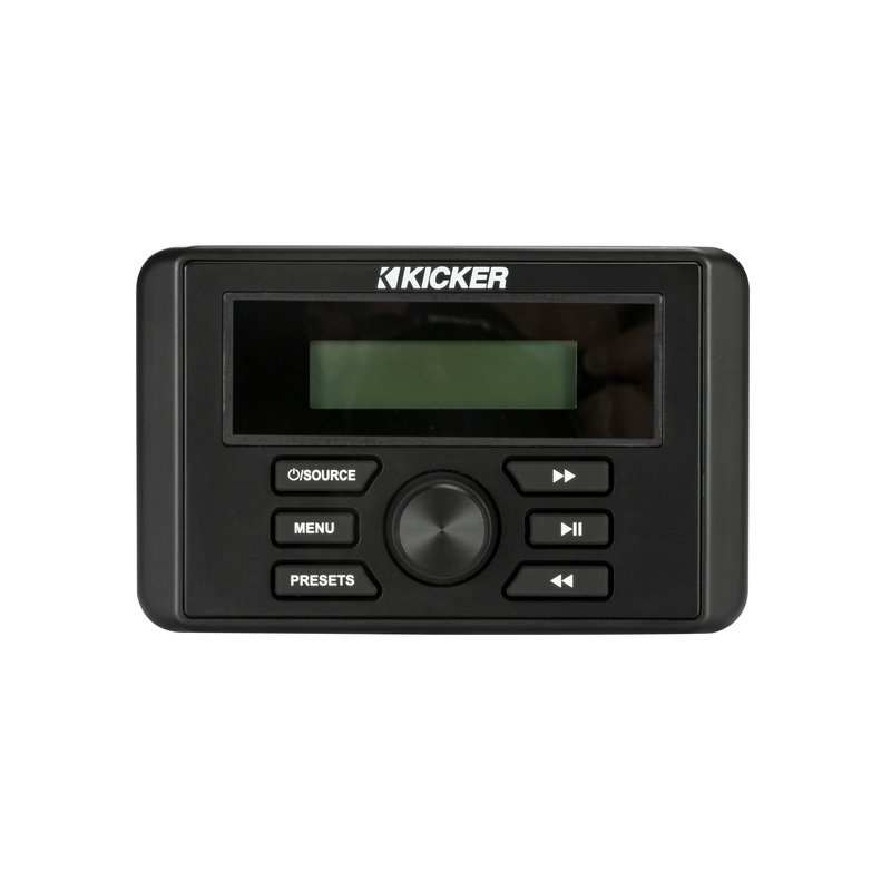 KICKER Marine Audio Media-Center im Gauge-Stil