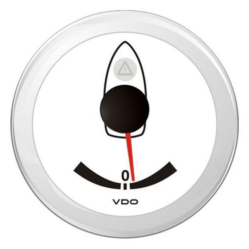 VDO ViewLine Ruderlagenanzeiger Kit Weiß 52mm