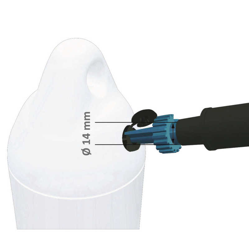 PLASTIMO Adapter Ø 14mm für Fender-Ventil
