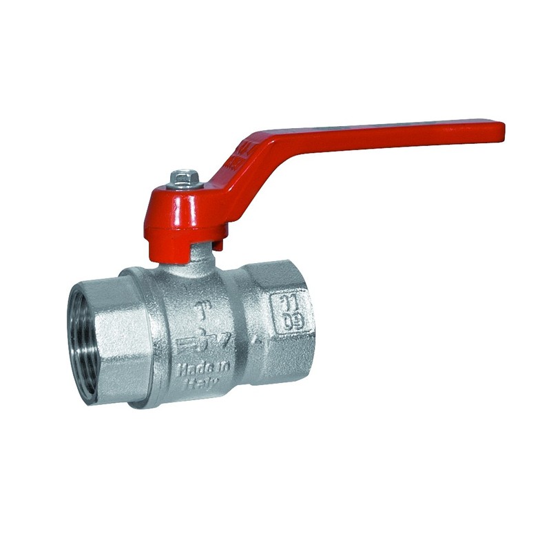 PLASTIMO '1/4'' VENTIL MESSING VERNICKELT'