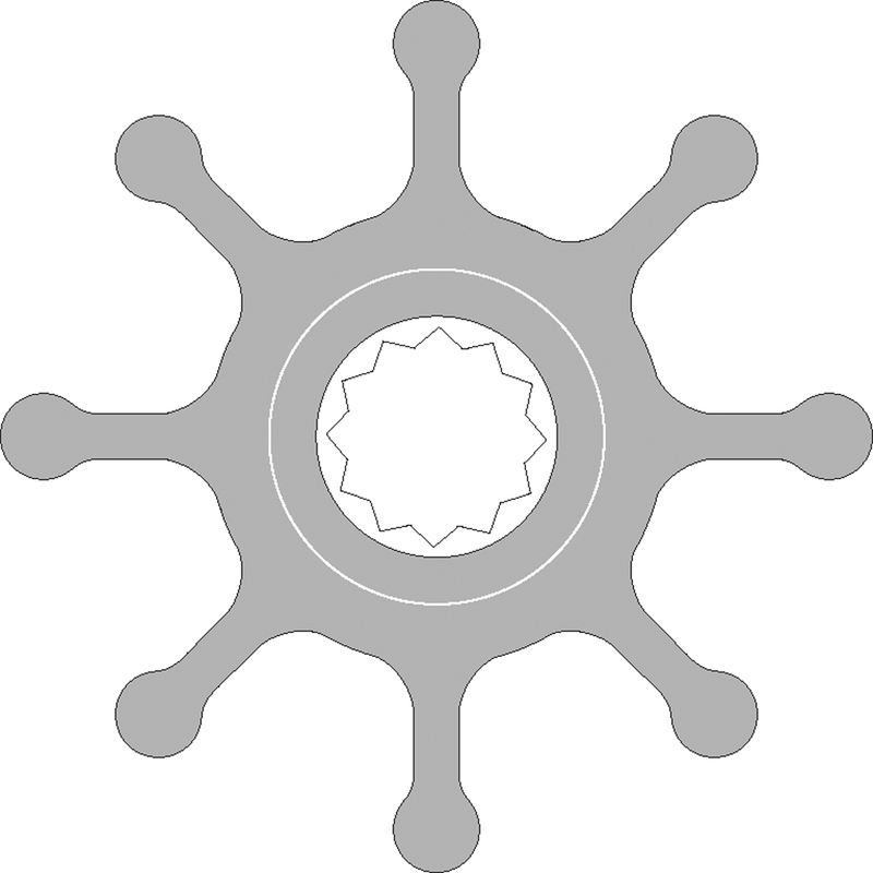 Johnson Impeller für F7B