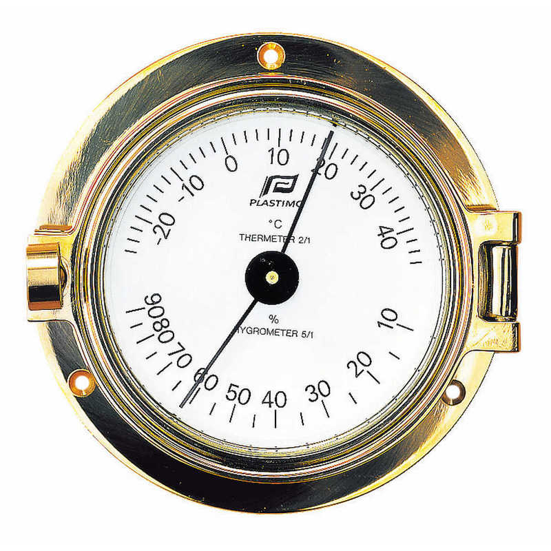 PLASTIMO 3 ZOLL THERMO- UND HYGROMETER