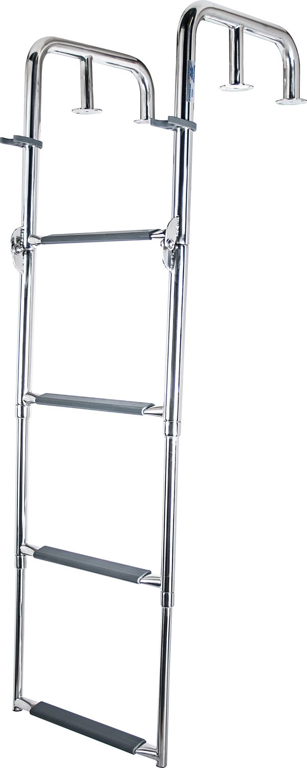 Båtsystem Heckleiter L=1300mm - eingeschoben 423mm B=350mm 4 Stufen