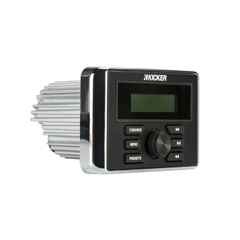 KICKER Marine Audio Media-Center im Gauge-Stil