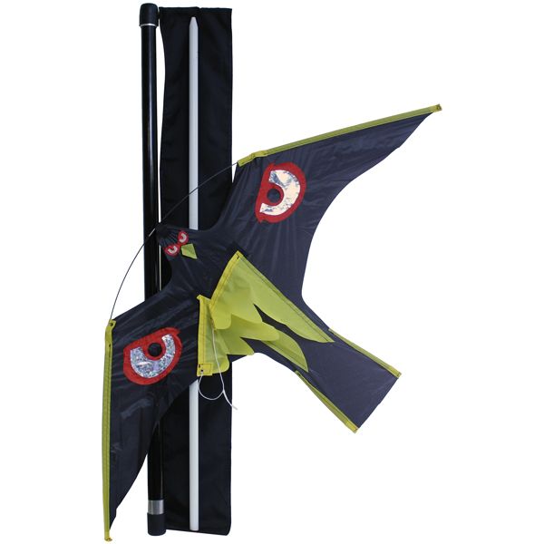 Vogelschreck Drachen mit 6m Glasfiberstange