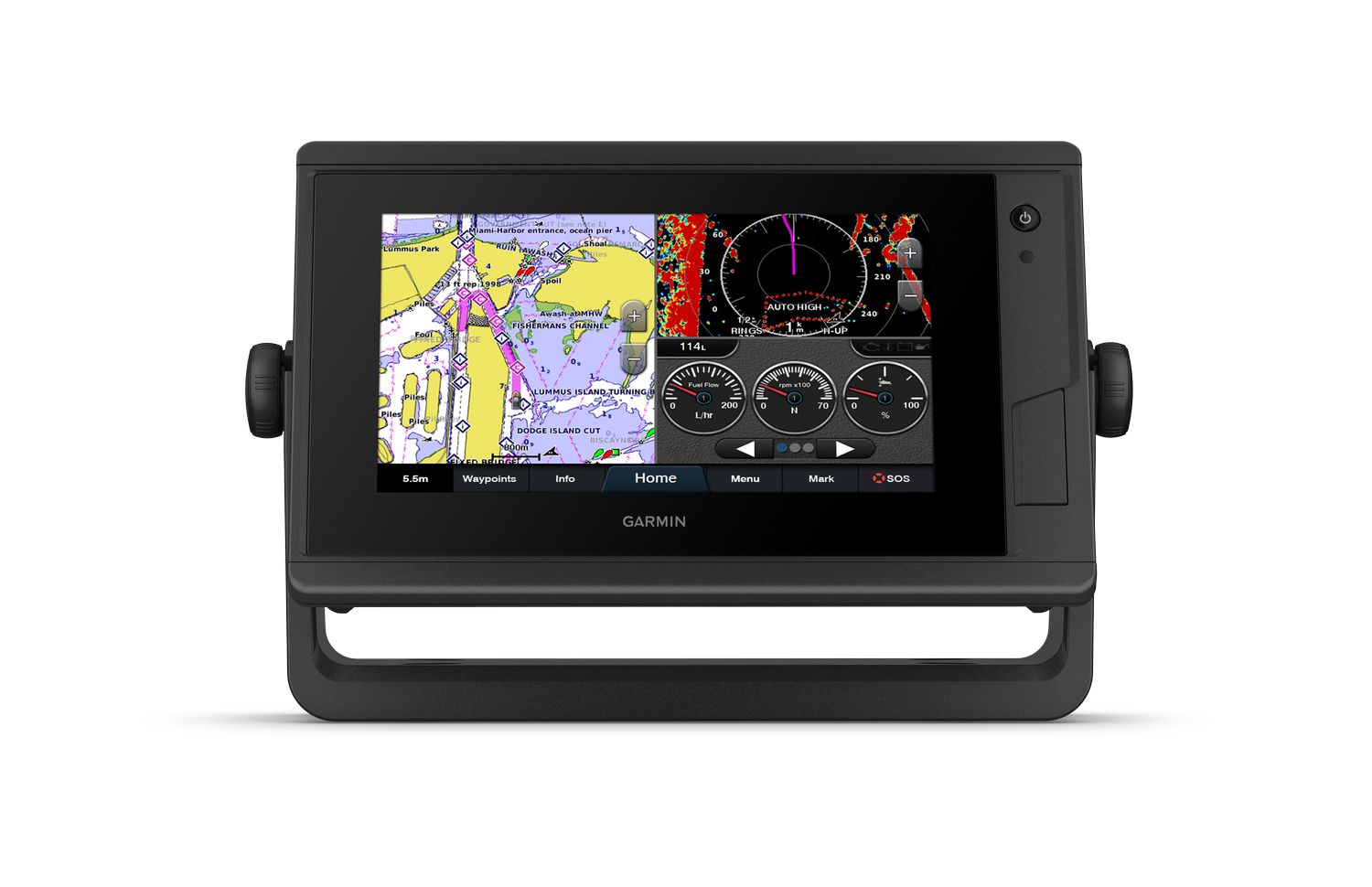 Garmin GPSMAP Touch Plus mit Fishfinder-Modul