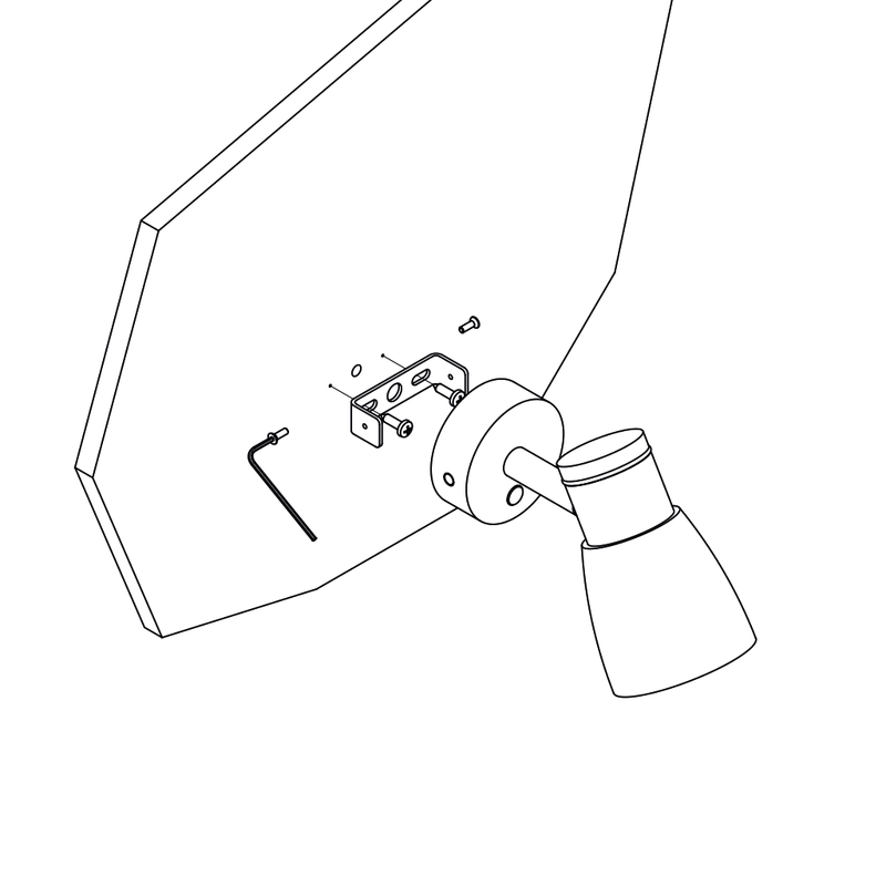 Prebit LED-Anbauleuchte R1-1