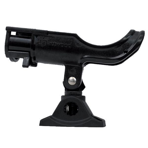 Attwood Angelrutenhalter mit Combo-Befestigung, schwarz