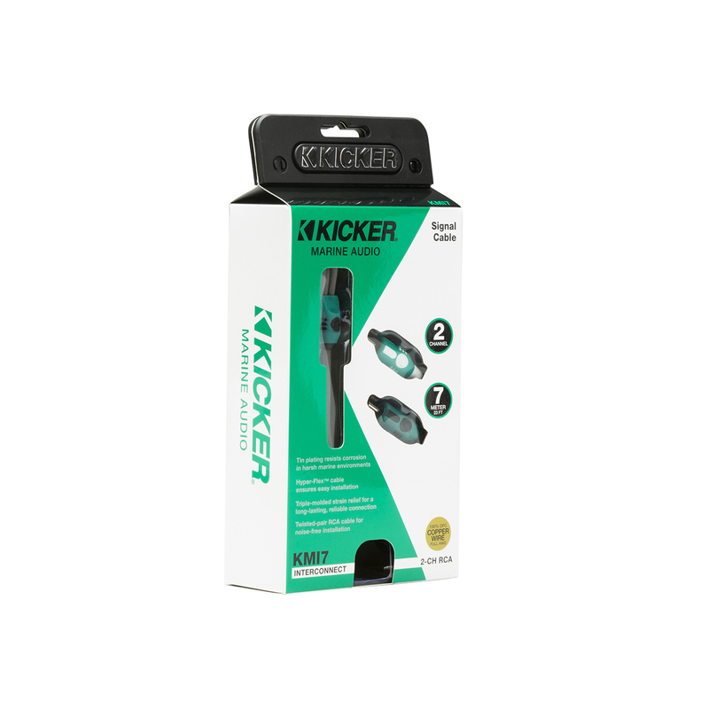 KICKER Marine Audio Serie 2K Cinch-Verbindung 7 m