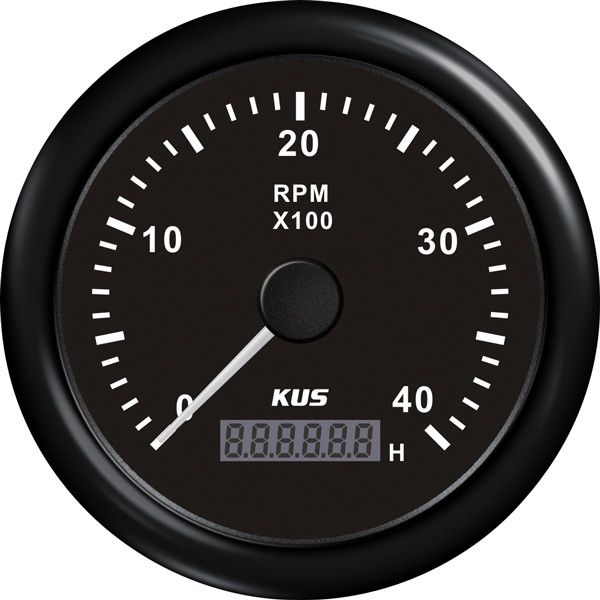 KUS Drehzahlmesser mit Betriebsstundenzähler f.Dieselmot. 0-4000U/min 0,5-250 12... Palby Marine A/S, Korsvej 3, 6000, Kolding, DK, palby@palby.dk