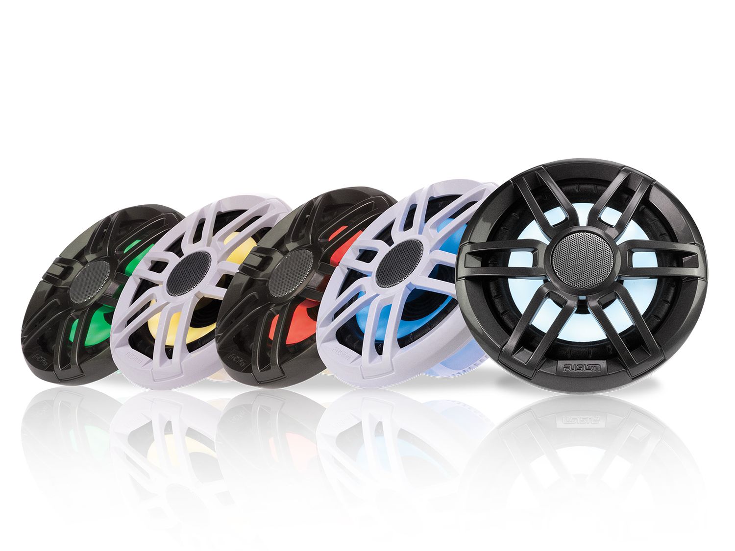 Fusion Lautsprecher XS-Serie grau-weiß LED