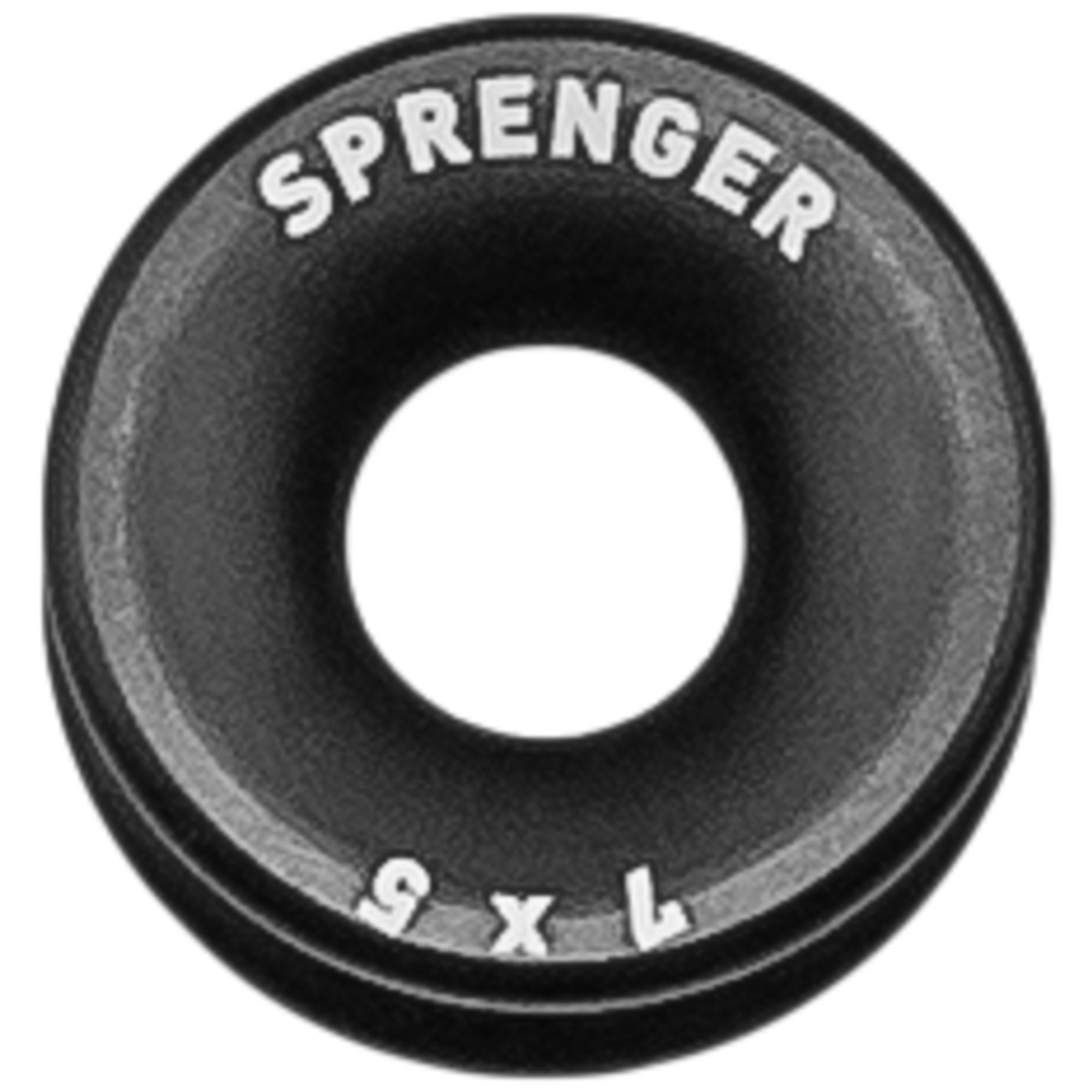 SPRENGER Rundkauschen - für Ø 7 mm Tauwerk – Aluminium