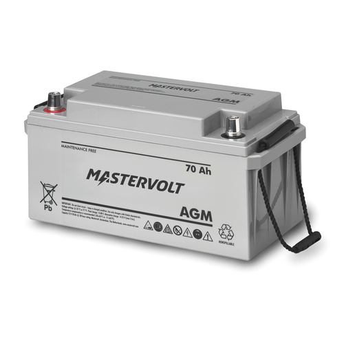 Mastervolt AGM Batterie 12/70, 12 V, 70 Ah, 22 kg