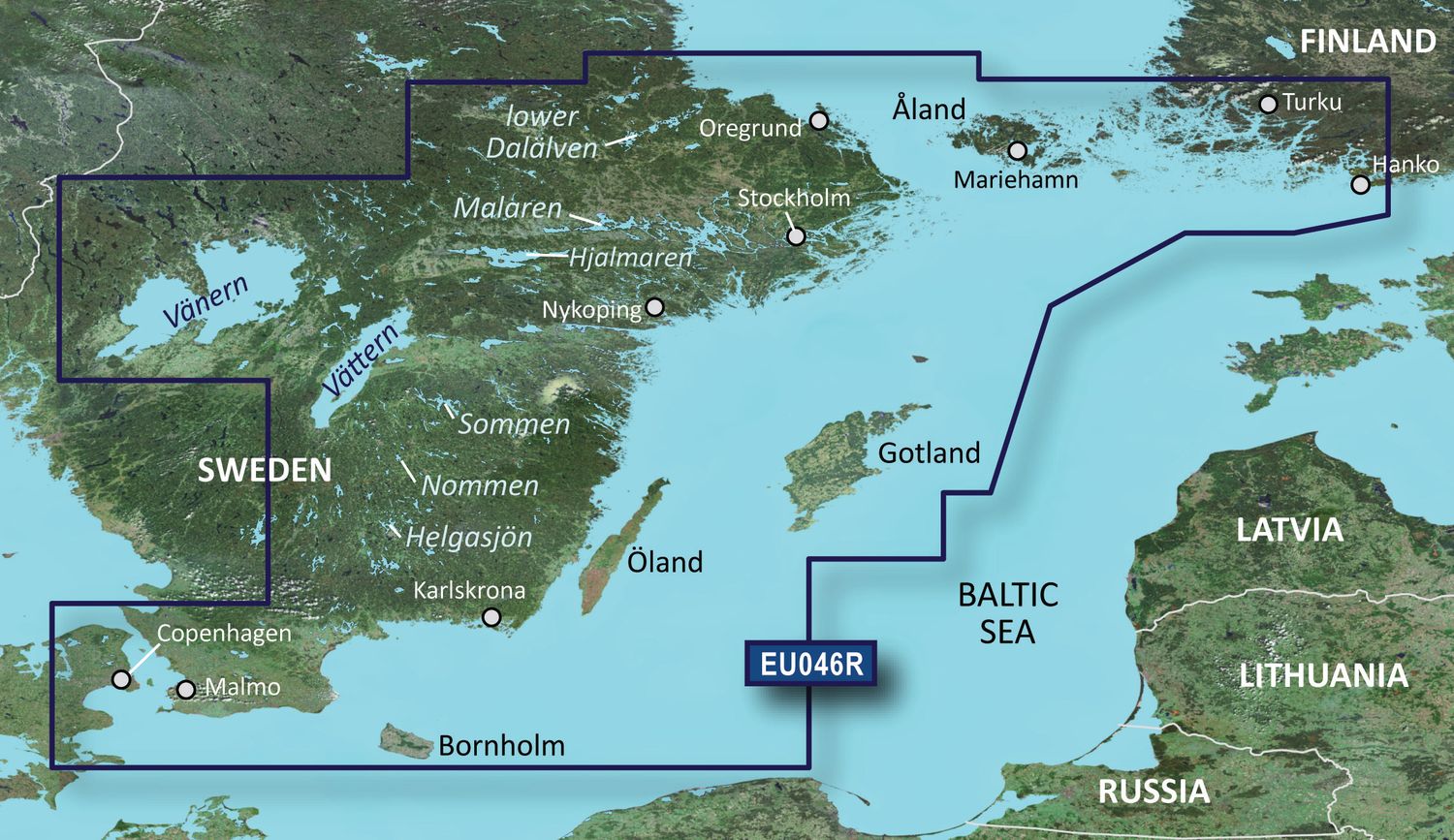 Garmin Bluechart EU046R Sweden, Southeast