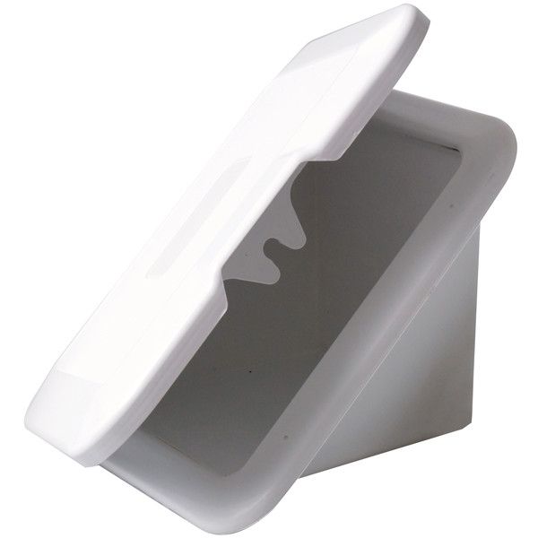Einbaubox für Einfüllstutzen mit Deckel, 145x80x191mm, weiss