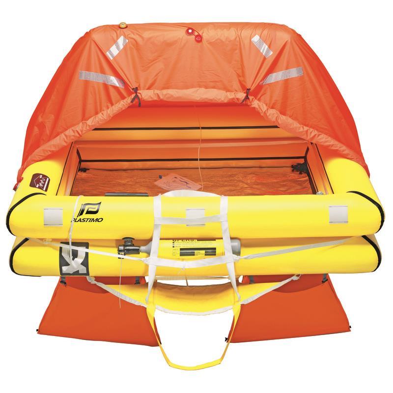 PLASTIMO Coastel ISO. Rettungsinsel, 6 Pers., Tas.