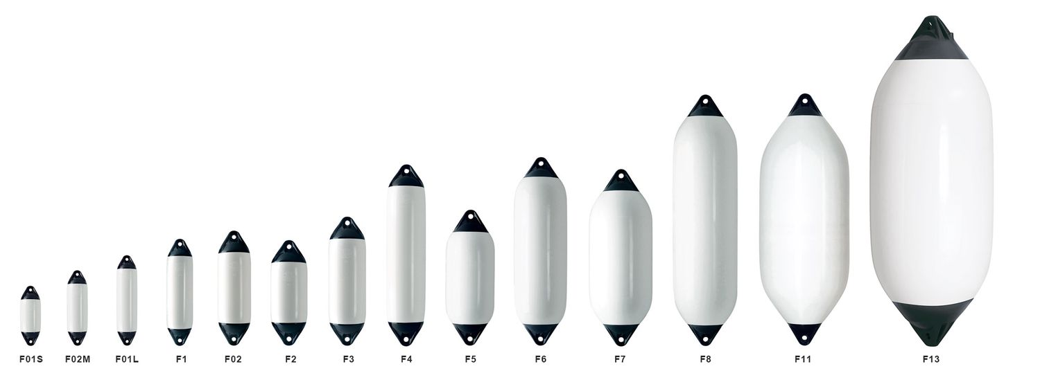 Polyform Langfender F-Serie weiss