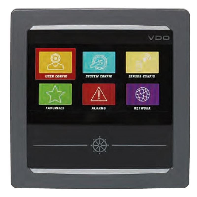VDO AquaLink TFT Display, 4,3'', schwarz, 12-24V